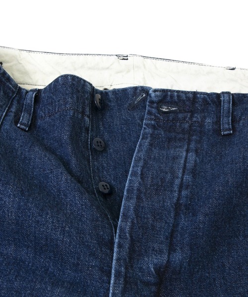 AOZORA（アオゾラ）の「AOZORA/アオゾラ　 生機デニム 太トラウザーパンツ（デニムパンツ・メンズ・ダークインディゴブルー/ブルー系・MEDIUM/LARGE）」の11枚目の写真