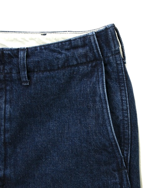 AOZORA（アオゾラ）の「AOZORA/アオゾラ　 生機デニム 太トラウザーパンツ（デニムパンツ・メンズ・ダークインディゴブルー/ブルー系・MEDIUM/LARGE）」の15枚目の写真