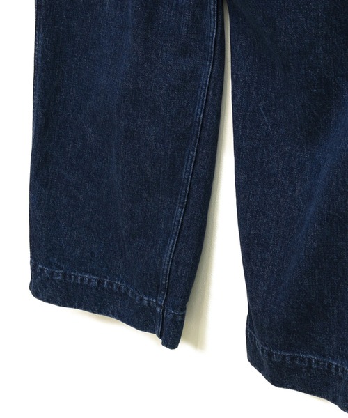 AOZORA（アオゾラ）の「AOZORA/アオゾラ　 生機デニム 太トラウザーパンツ（デニムパンツ・メンズ・ダークインディゴブルー/ブルー系・MEDIUM/LARGE）」の8枚目の写真