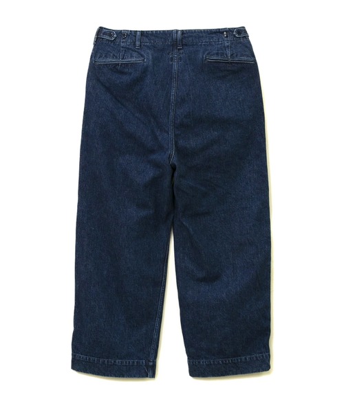 AOZORA（アオゾラ）の「AOZORA/アオゾラ　 生機デニム 太トラウザーパンツ（デニムパンツ・メンズ・ダークインディゴブルー/ブルー系・MEDIUM/LARGE）」の3枚目の写真