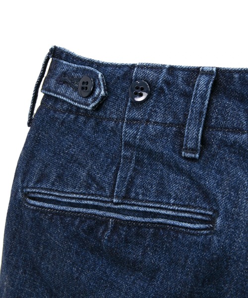 AOZORA（アオゾラ）の「AOZORA/アオゾラ　 生機デニム 太トラウザーパンツ（デニムパンツ・メンズ・ダークインディゴブルー/ブルー系・MEDIUM/LARGE）」の7枚目の写真
