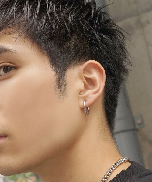 SBG（エスビー）の「SBG イヤーカフピアス（イヤーカフ・メンズ・シルバー/ゴールド/ブラック・L/S/M/LL/#21/#19/#17）」の13枚目の写真