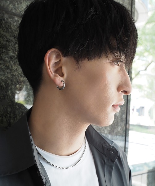 SBG（エスビー）の「SBG イヤーカフピアス（イヤーカフ・メンズ・シルバー/ゴールド/ブラック・L/S/M/LL/#21/#19/#17）」の17枚目の写真