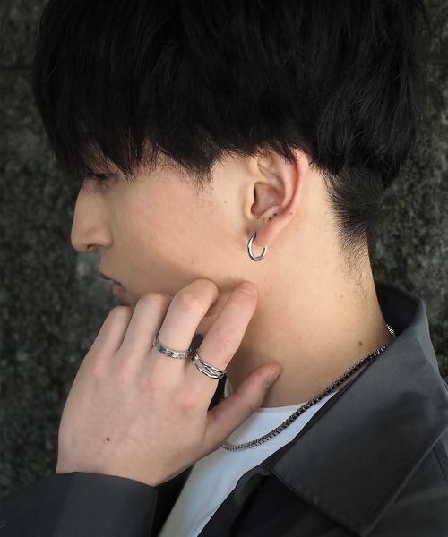 SBG（エスビー）の「SBG イヤーカフピアス（イヤーカフ・メンズ・シルバー/ゴールド/ブラック・L/S/M/LL/#21/#19/#17）」の18枚目の写真