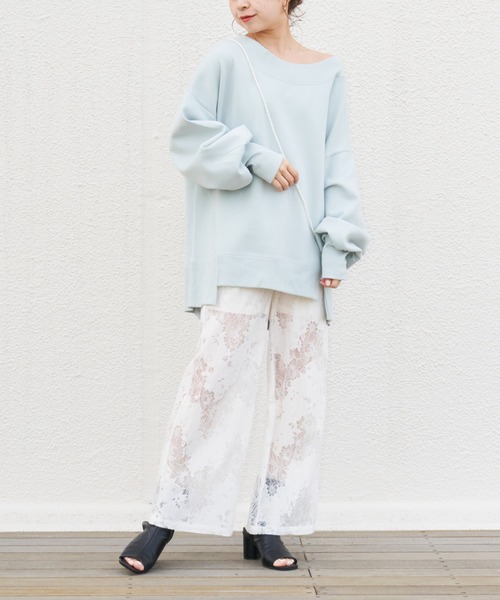 Chico(チコ)の「総レースストレートロングパンツ(その他パンツ・レディース・グレー/ブラック/アイボリー・FREE)」の16枚目の写真