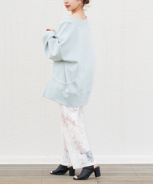 Chico(チコ)の「総レースストレートロングパンツ(その他パンツ・レディース・グレー/ブラック/アイボリー・FREE)」の18枚目の写真