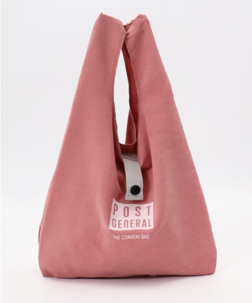 POST GENERAL（ポストジェネラル）の「POST GENERAL コンビニバッグ（エコバッグ/サブバッグ・メンズ・ピンクベージュ・FREE）」の4枚目の写真