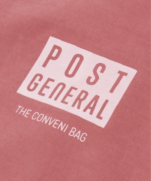 POST GENERAL（ポストジェネラル）の「POST GENERAL コンビニバッグ（エコバッグ/サブバッグ・メンズ・ピンクベージュ・FREE）」の9枚目の写真