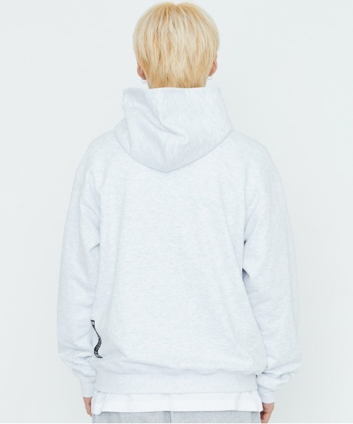 LMCの「【LMC】21SS ASSOCIATION SNAP HOODIE / アソシエーション ロゴ スナップボタン フーディー(パーカー・メンズ・レッド/ヘザーグレー・LARGE/SMALL/X-LARGE/MEDIUM)」の5枚目の写真
