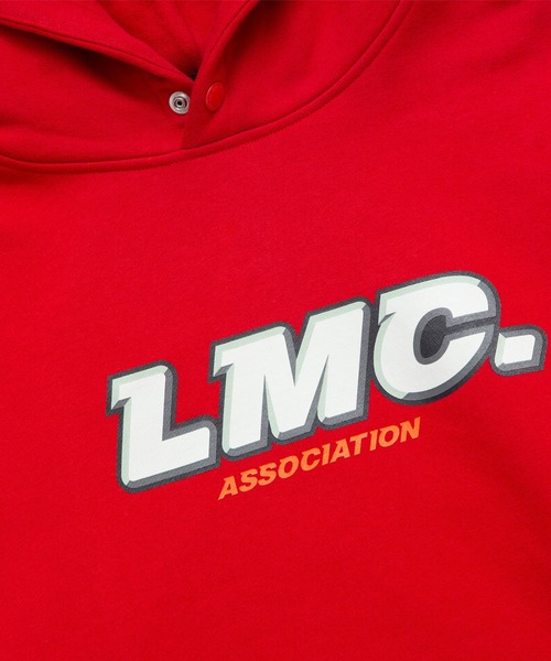 LMCの「【LMC】21SS ASSOCIATION SNAP HOODIE / アソシエーション ロゴ スナップボタン フーディー(パーカー・メンズ・レッド/ヘザーグレー・LARGE/SMALL/X-LARGE/MEDIUM)」の13枚目の写真