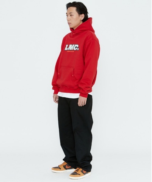 LMCの「【LMC】21SS ASSOCIATION SNAP HOODIE / アソシエーション ロゴ スナップボタン フーディー(パーカー・メンズ・レッド/ヘザーグレー・LARGE/SMALL/X-LARGE/MEDIUM)」の10枚目の写真