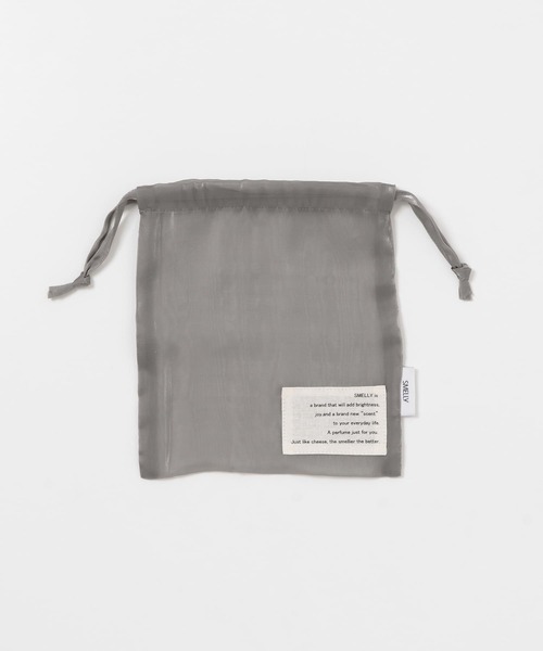 SMELLY（スメリー）の「シアーキンチャクポーチ（ポーチ・レディース・グレー/イエロー/アイボリー/ミント・-）」の11枚目の写真