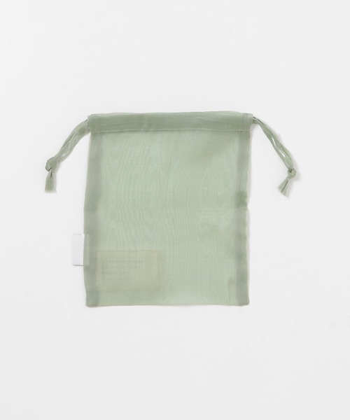 SMELLY（スメリー）の「シアーキンチャクポーチ（ポーチ・レディース・グレー/イエロー/アイボリー/ミント・-）」の13枚目の写真