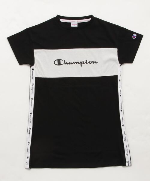 Champion（チャンピオン）の「チャンピオン 半袖Tシャツ（Tシャツ/カットソー・キッズ・ブラック/ラベンダー・140cm/130cm/150cm/160cm）」の2枚目の写真