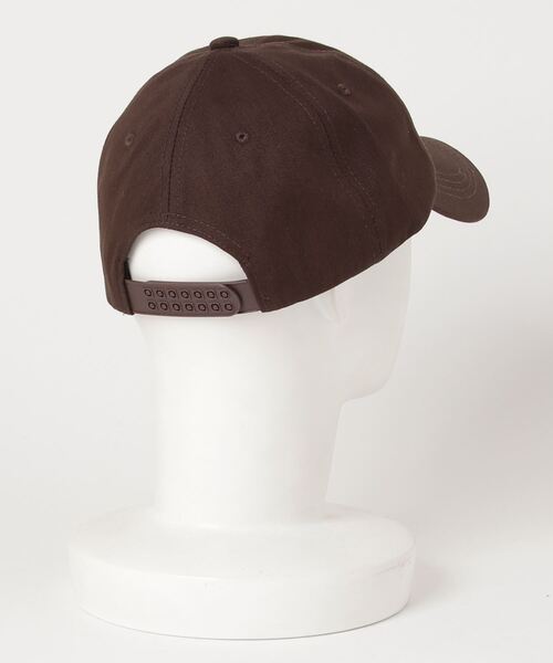 SHISKY（シスキー）の「ワッペンベースボールキャップ（キャップ・メンズ・カーキ/モカ/ストライプ/ネイビー/ベージュ/インディゴブルー/ブラウン/ブラック・FREE）」の9枚目の写真