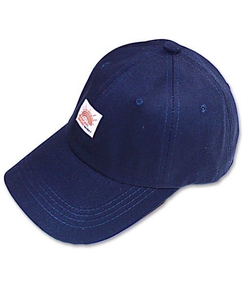 SHISKY（シスキー）の「ワッペンベースボールキャップ（キャップ・メンズ・カーキ/モカ/ストライプ/ネイビー/ベージュ/インディゴブルー/ブラウン/ブラック・FREE）」の6枚目の写真