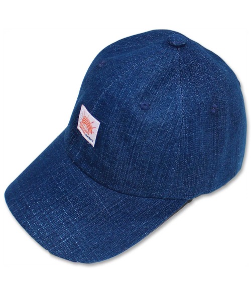 SHISKY（シスキー）の「ワッペンベースボールキャップ（キャップ・メンズ・カーキ/モカ/ストライプ/ネイビー/ベージュ/インディゴブルー/ブラウン/ブラック・FREE）」の7枚目の写真