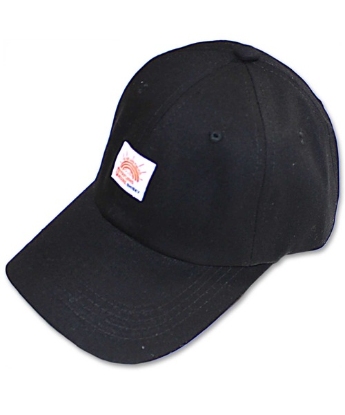 SHISKY（シスキー）の「ワッペンベースボールキャップ（キャップ・メンズ・カーキ/モカ/ストライプ/ネイビー/ベージュ/インディゴブルー/ブラウン/ブラック・FREE）」の2枚目の写真