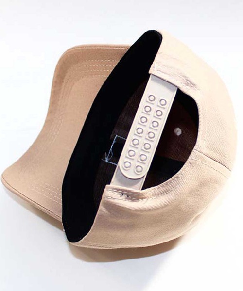 SHISKY（シスキー）の「ワッペンベースボールキャップ（キャップ・メンズ・カーキ/モカ/ストライプ/ネイビー/ベージュ/インディゴブルー/ブラウン/ブラック・FREE）」の13枚目の写真