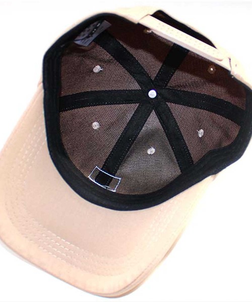 SHISKY（シスキー）の「ワッペンベースボールキャップ（キャップ・メンズ・カーキ/モカ/ストライプ/ネイビー/ベージュ/インディゴブルー/ブラウン/ブラック・FREE）」の14枚目の写真