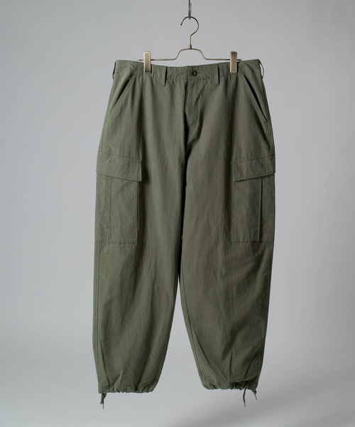 SlashDate(スラッシュデイト)の「ルーズシルエット バルーンワイド 6ポケットミリタリーカーゴパンツ(カーゴパンツ・メンズ・グリーン系その他/ブラック/オリーブ・M/L)」の3枚目の写真