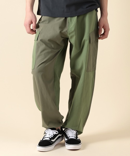 SlashDate(スラッシュデイト)の「ルーズシルエット バルーンワイド 6ポケットミリタリーカーゴパンツ(カーゴパンツ・メンズ・グリーン系その他/ブラック/オリーブ・M/L)」の13枚目の写真