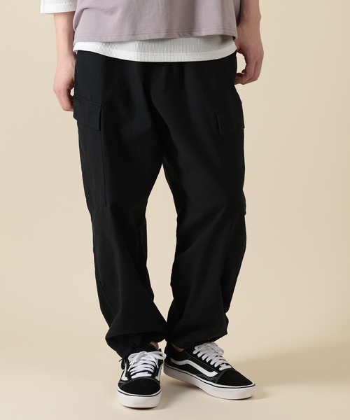 SlashDate(スラッシュデイト)の「ルーズシルエット バルーンワイド 6ポケットミリタリーカーゴパンツ(カーゴパンツ・メンズ・グリーン系その他/ブラック/オリーブ・M/L)」の5枚目の写真