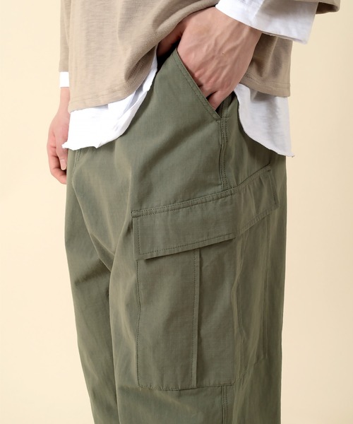 SlashDate(スラッシュデイト)の「ルーズシルエット バルーンワイド 6ポケットミリタリーカーゴパンツ(カーゴパンツ・メンズ・グリーン系その他/ブラック/オリーブ・M/L)」の16枚目の写真