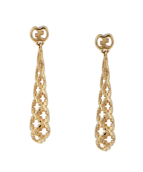 GUCCI（グッチ）の「GUCCI グッチ ディアマンティッシマドロップ ピアス　両耳用（ピアス（両耳用）・レディース・ピンクゴールド/イエローゴールド・ONE SIZE）」の2枚目の写真