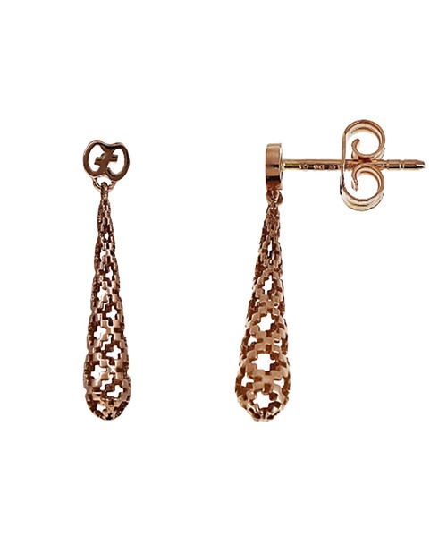 GUCCI（グッチ）の「GUCCI グッチ ディアマンティッシマドロップ ピアス　両耳用（ピアス（両耳用）・レディース・ピンクゴールド/イエローゴールド・ONE SIZE）」の4枚目の写真