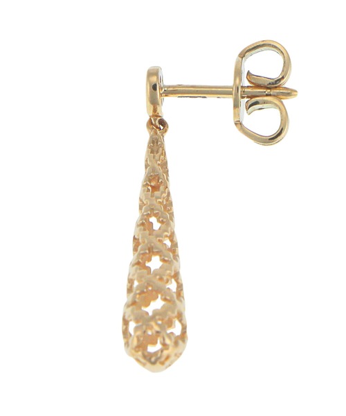 GUCCI（グッチ）の「GUCCI グッチ ディアマンティッシマドロップ ピアス　両耳用（ピアス（両耳用）・レディース・ピンクゴールド/イエローゴールド・ONE SIZE）」の5枚目の写真