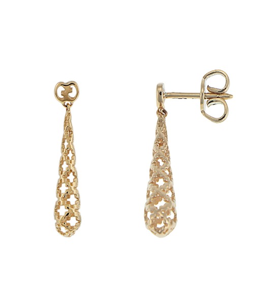 GUCCI（グッチ）の「GUCCI グッチ ディアマンティッシマドロップ ピアス　両耳用（ピアス（両耳用）・レディース・ピンクゴールド/イエローゴールド・ONE SIZE）」の3枚目の写真