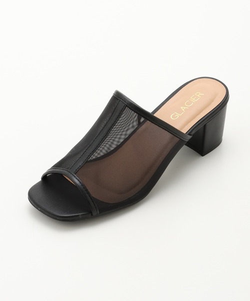 Honeys(ハニーズ)の「シアーミュール(その他シューズ・レディース・ブラック/ピンクベージュ・LL/M/L)」の5枚目の写真