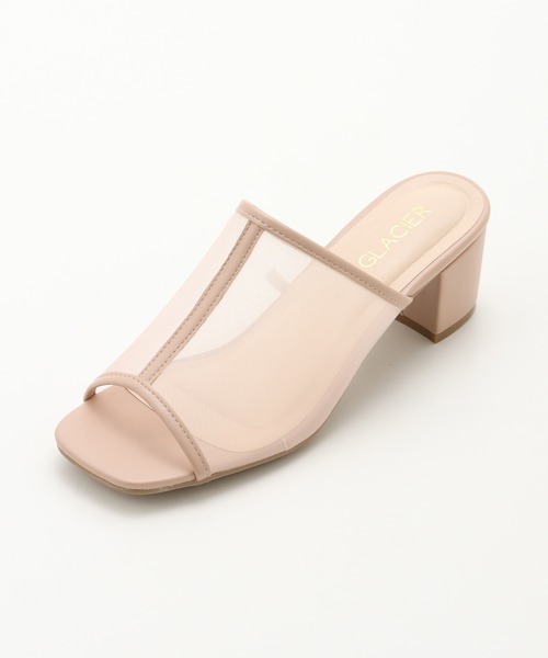 Honeys(ハニーズ)の「シアーミュール(その他シューズ・レディース・ブラック/ピンクベージュ・LL/M/L)」の6枚目の写真