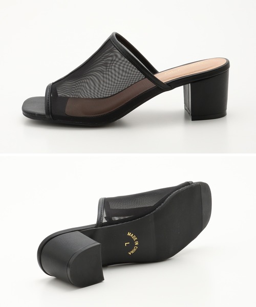 Honeys(ハニーズ)の「シアーミュール(その他シューズ・レディース・ブラック/ピンクベージュ・LL/M/L)」の8枚目の写真