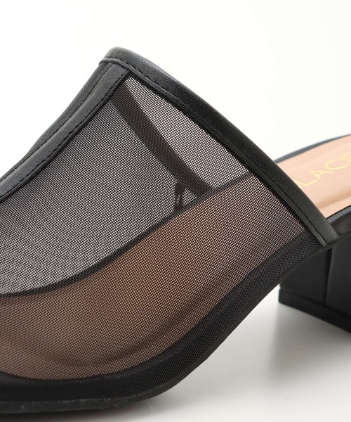 Honeys(ハニーズ)の「シアーミュール(その他シューズ・レディース・ブラック/ピンクベージュ・LL/M/L)」の10枚目の写真