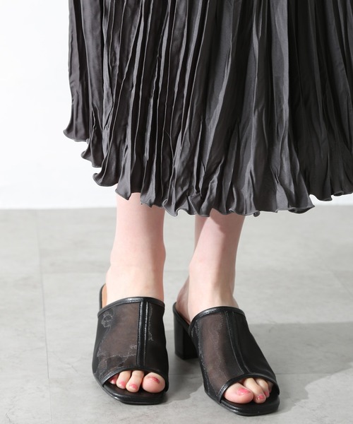 Honeys(ハニーズ)の「シアーミュール(その他シューズ・レディース・ブラック/ピンクベージュ・LL/M/L)」の14枚目の写真