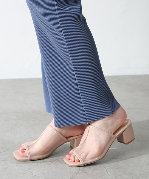 Honeys(ハニーズ)の「シアーミュール(その他シューズ・レディース・ブラック/ピンクベージュ・LL/M/L)」の16枚目の写真