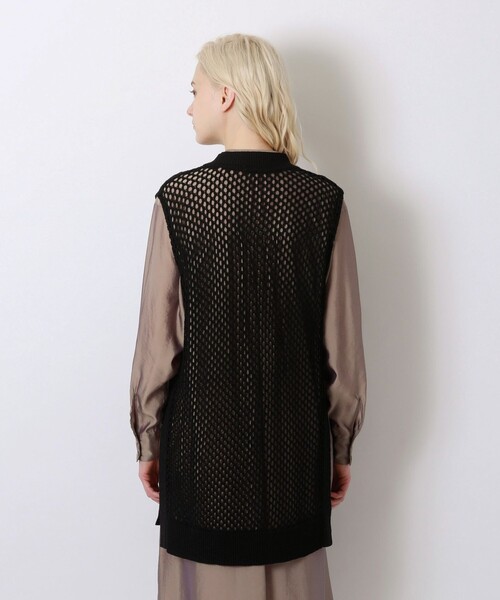 LOVELESS（ラブレス）の「メッシュ オーバー ベスト（ベスト・レディース・ブラック/ホワイト系その他・34/36）」の7枚目の写真