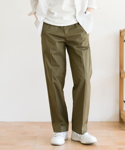 URBAN RESEARCH DOORS(アーバンリサーチドアーズ)の「ハイカウントチノトラウザー(チノパンツ・メンズ・ナチュラル/ベージュ/グリーン・40/36/38)」の3枚目の写真