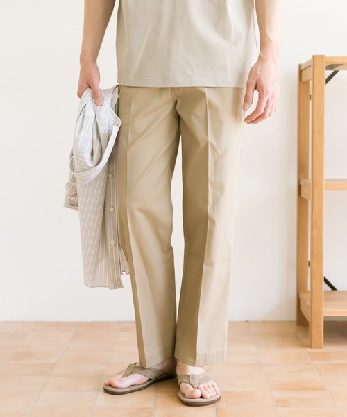 URBAN RESEARCH DOORS(アーバンリサーチドアーズ)の「ハイカウントチノトラウザー(チノパンツ・メンズ・ナチュラル/ベージュ/グリーン・40/36/38)」の22枚目の写真
