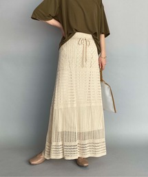 PICCIN | クロシェ編みロングスカート(スカート)