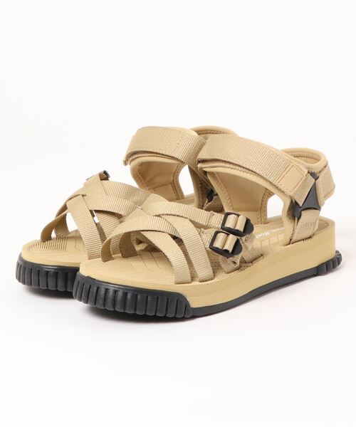 Samansa Mos2（サマンサ モスモス）の「厚底スポーツサンダル（サンダル・レディース・ベージュ/ブラック・LARGE/MEDIUM）」の6枚目の写真