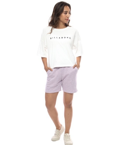 BILLABONG(ビラボン)の「BILLABONG レディース WALKPANTS ウォークパンツ/ショートパンツ 【2021年夏モデル】/ビラボンスウェットショーツ(スウェットパンツ・レディース・イエロー/ラベンダー/インディゴブルー・LARGE/MEDIUM)」の5枚目の写真