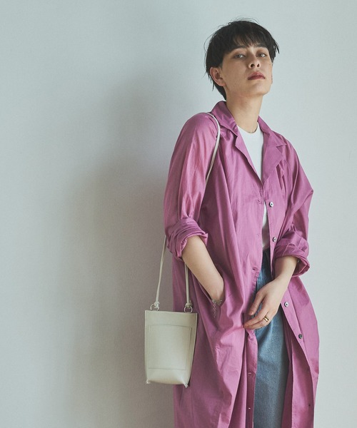 audrey and john wad（オードリーアンドジョンワッド）の「【Audrey and John Wad】フェイクレザーミニポシェット（ショルダーバッグ・レディース・ブラック/ホワイト・FREE）」の6枚目の写真