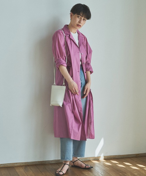 audrey and john wad（オードリーアンドジョンワッド）の「【Audrey and John Wad】フェイクレザーミニポシェット（ショルダーバッグ・レディース・ブラック/ホワイト・FREE）」の8枚目の写真