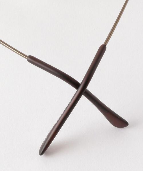 BEAUTY&YOUTH UNITED ARROWS（ビューティーアンドユースユナイテッドアローズ）の「【WEB限定】by メタルアイウエア（メガネ・レディース・ダークブラウン/ブラウン・FREE）」の7枚目の写真