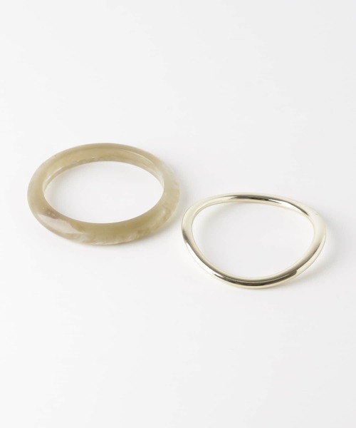 SMELLY（スメリー）の「2セットバングル（バングル/リストバンド・レディース・ゴールド系その他・-）」の3枚目の写真