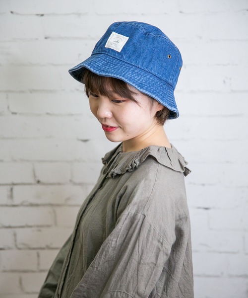 無（ム）の「デニムバケットハット（ハット・レディース・ブラック/ネイビー・FREE）」の7枚目の写真