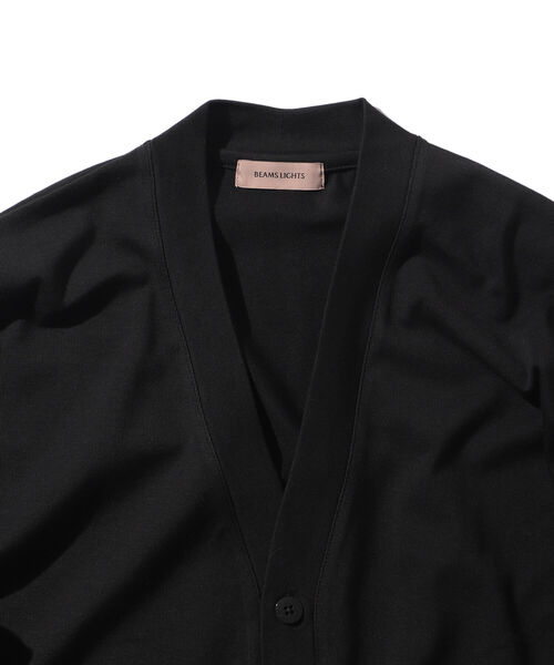 BEAMS LIGHTS（ビームスライツ）の「BEAMS LIGHTS / ギザコットン スプレンダーツイスト カーディガン（カーディガン/ボレロ・メンズ・ブラック/ダークグリーン/ネイビー/チャコールグレー/ライトブルー・SMALL/MEDIUM/LARGE）」の7枚目の写真